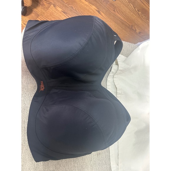 Panache Sport Black Underwired High Impact Sports Bra Full Cup Support 36GG - Picture 11 of 12